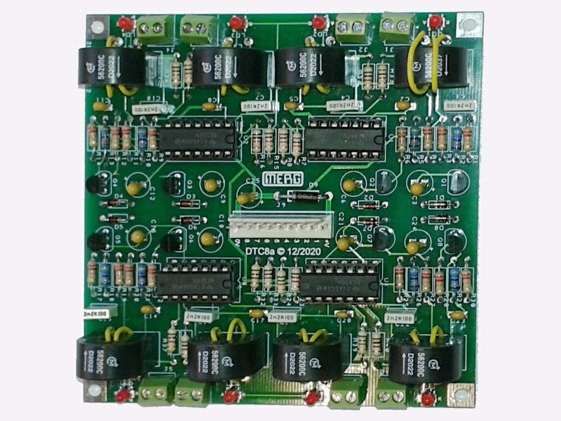 8-Channel DCC Track Circuit/Block Occupancy Detector - ‘DTC8’